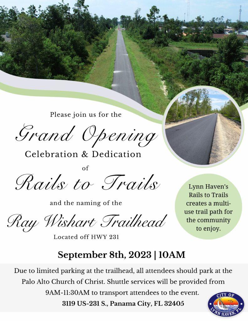 Grand Opening of Rails to Trails in Lynn Haven, Bay County, FL